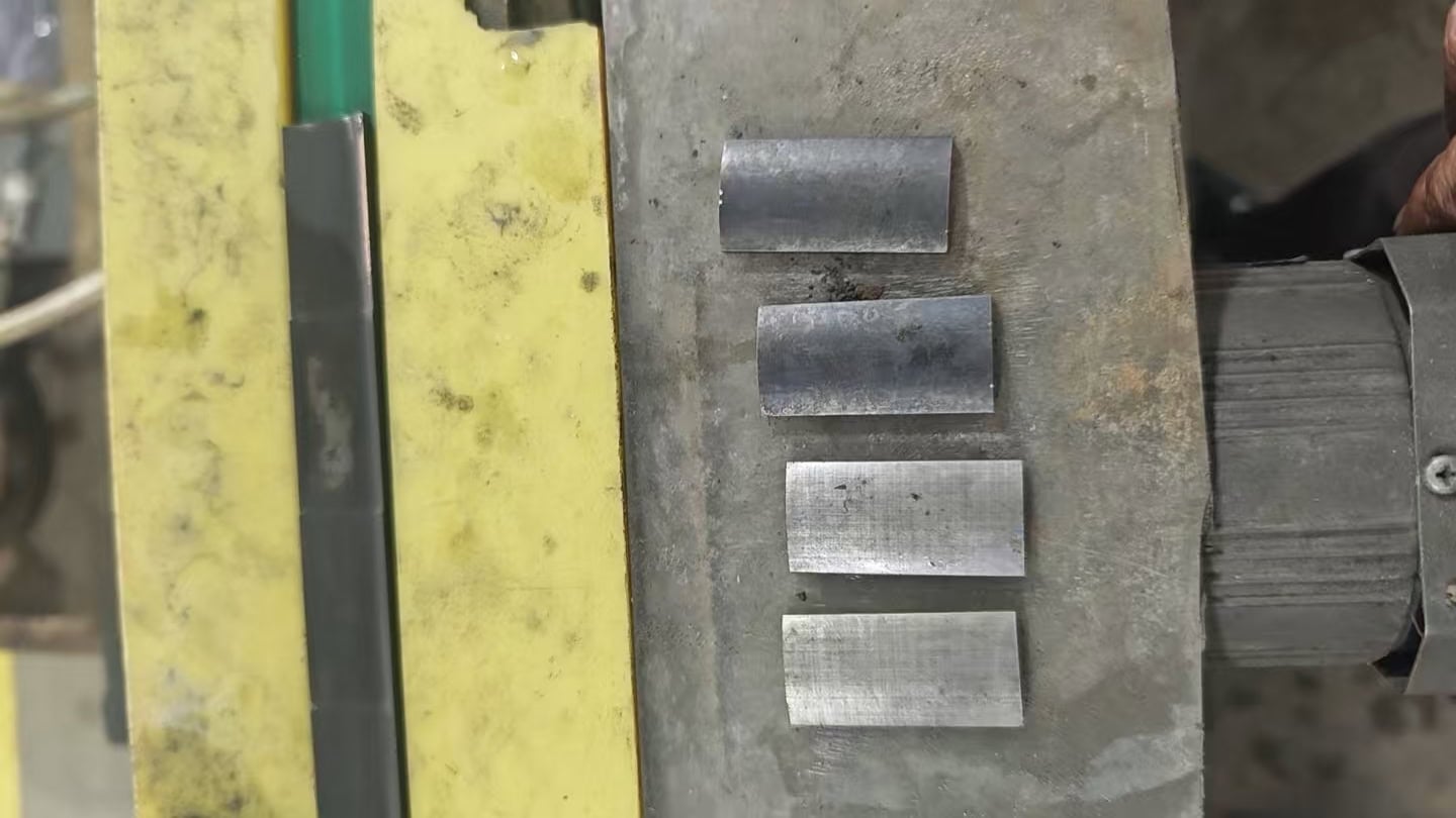 VMG-290 inner and outer arc grinding machine in production at a magnet processing workshop