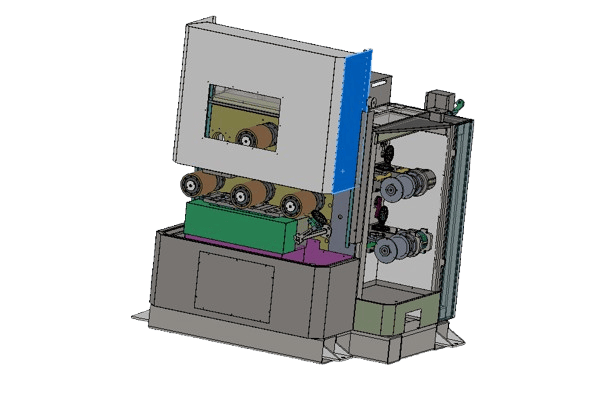 SOM-220D magnet multi wire saw equipment illustration