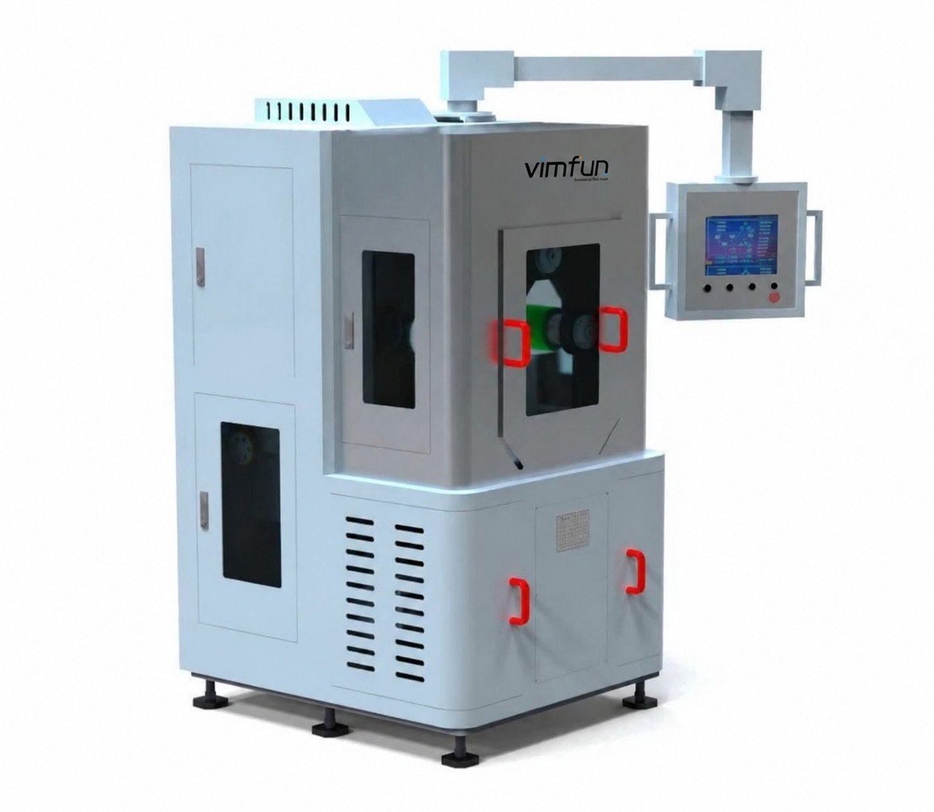 SOM200 small multi wire saw with suspended control panel