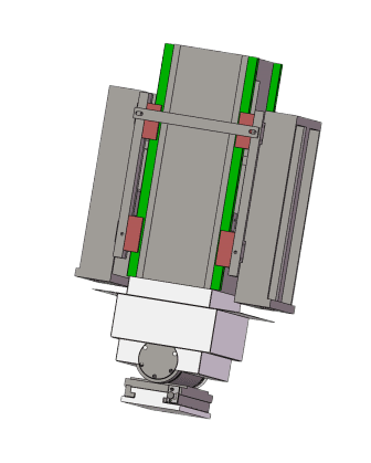 SOMIS-400 swing worktable assembly illustration