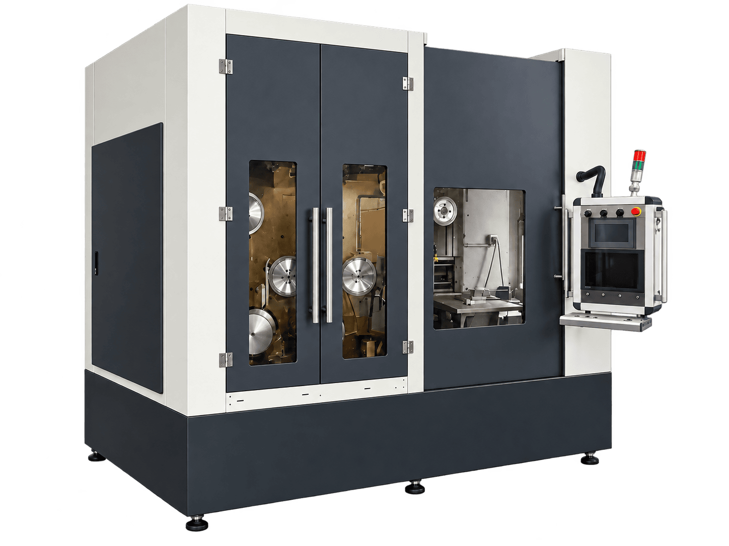 SVO-40 precision diamond wire saw with CNC control panel